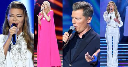 Festiwal Muzyki Chrześcijańskiej: błogosławiąca tłum Edyta Górniak, dojrzała Roksana Węgiel i Halina Mlynkova w różu (ZDJĘCIA)