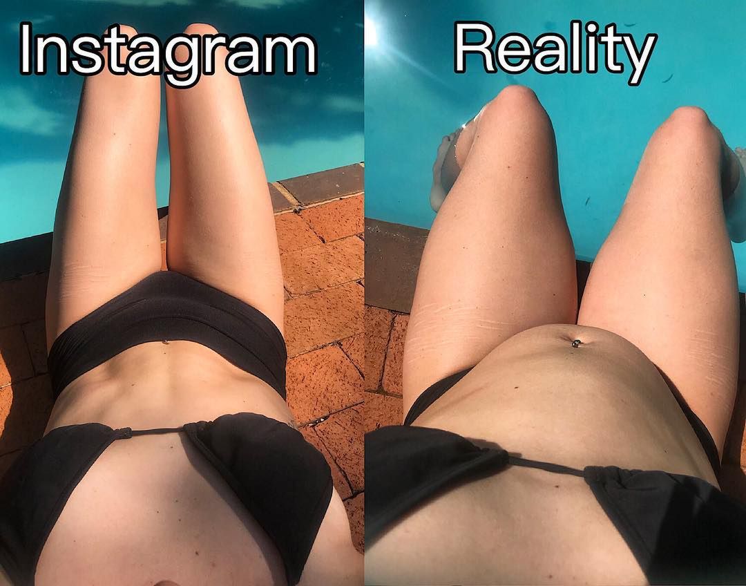 Instagram kontra rzeczywistość. Znana blogerka pokazała prawdę 1