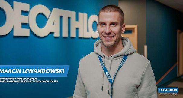 Olimpijczyk Marcin Lewandowski w zespole marketingu Decathlon Polska