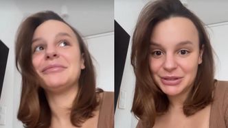 Paulina Rzeźniczak publikuje pierwsze nagrania po porodzie i ŁAMIĄCYM SIĘ głosem stwierdza: "Zastanawiacie się, co u mnie słychać..."