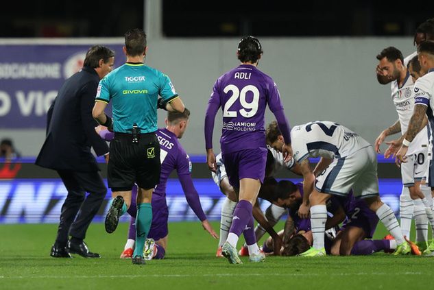 Edoardo Bove zasłabł na boisku (foto: Gabriele Maltinti/Getty Images)