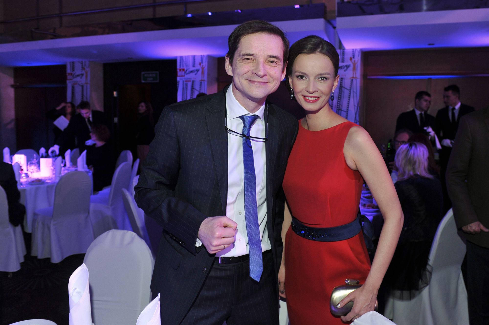 Przemysław Babiarz i Marzena Słupkowska w 2014 roku