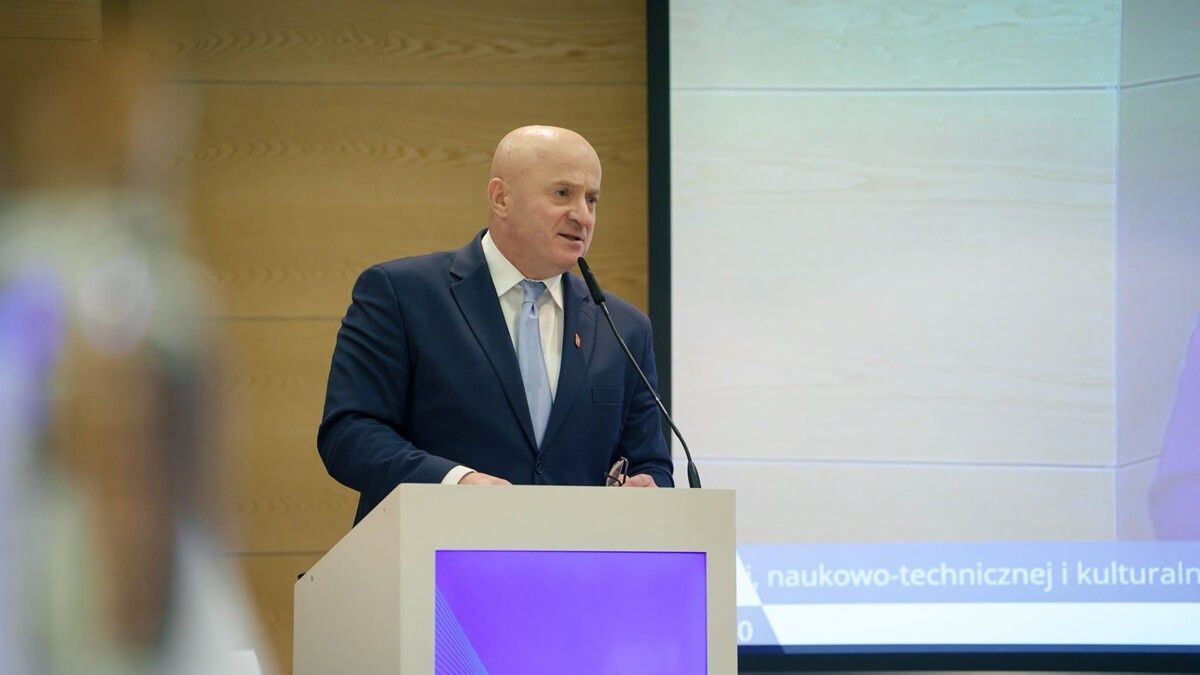 Przemówienie marszałka Jarosława Stawiarskiego w trakcie sejmiku województwa lubelskiego
