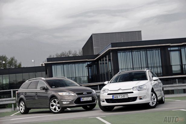 Citroën C5 Tourer 1,6 THP Exclusive vs. Ford Mondeo Kombi 1,6 EcoBoost Titanium - Francja vs. Niemcy [test autokult.pl]