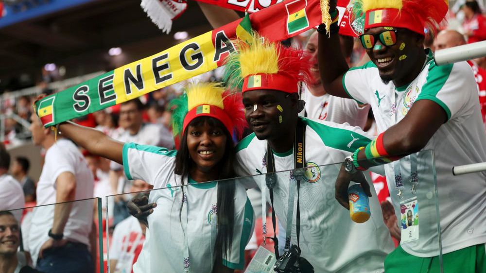 Zdjęcie okładkowe artykułu: Getty Images / Catherine Ivill / Na zdjęciu: kibice Senegalu