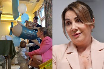 Danuta Martyniuk nie pojawiła się na roczku wnuka Floriana. Nabrała wody w usta