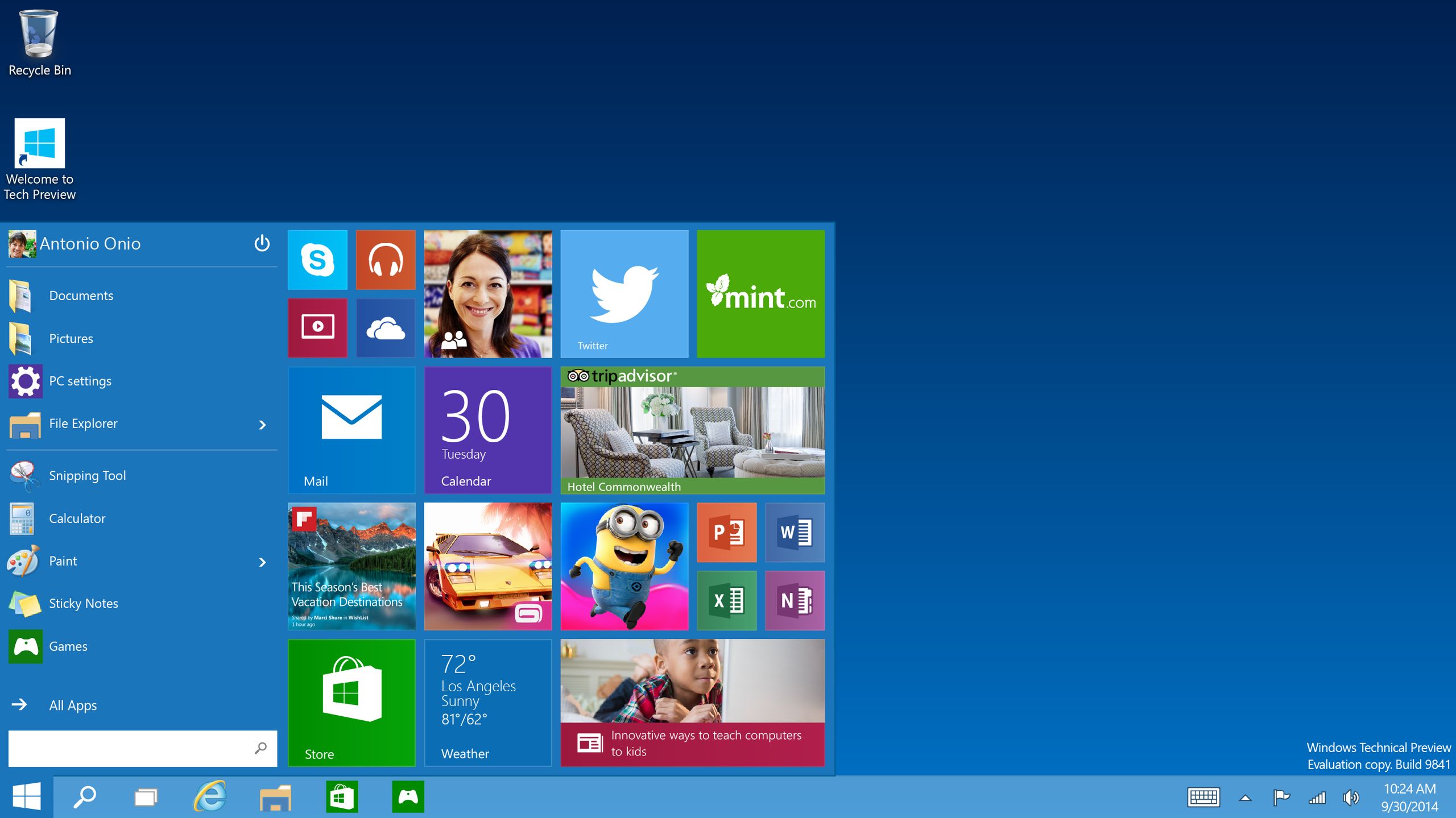 Windows 10: tysiące lat rozwoju cywilizacji po to, by w Menu Start znalazły się jednak kafelki