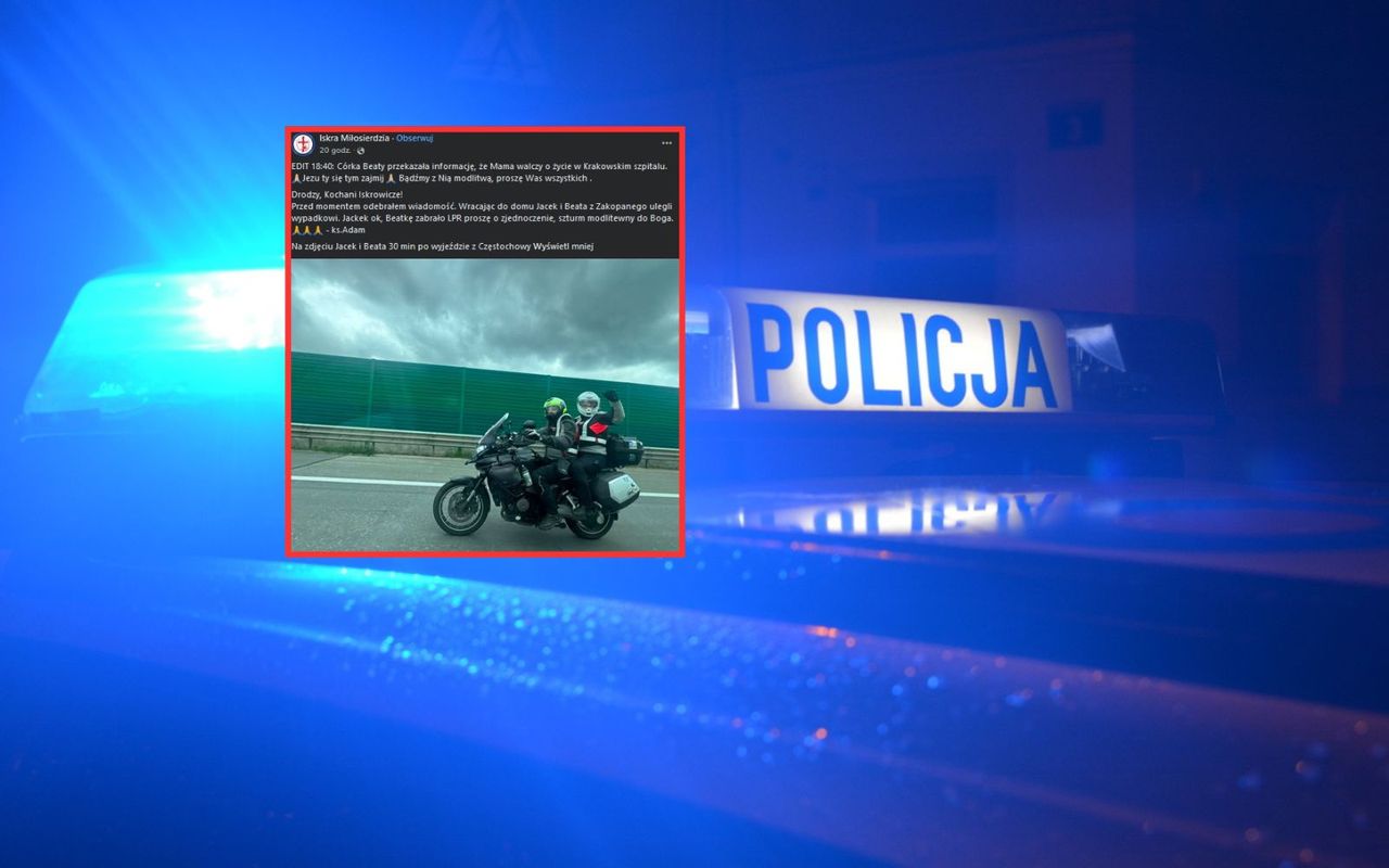Beata walczy o życie. Dramatyczny wypadek na Zakopiance