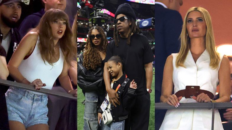 Gwiazdy na Super Bowl 2025: Taylor Swift, Jay-Z z córkami, Donald i Ivanka Trumpowie...