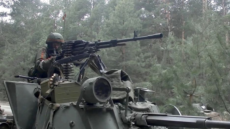 Russian servicemen ensure road safety in Kiev Region, UkraineRussian Defence Ministry / TASS / Forumarmy, military, personnel, transport, vehicle, category_code_war