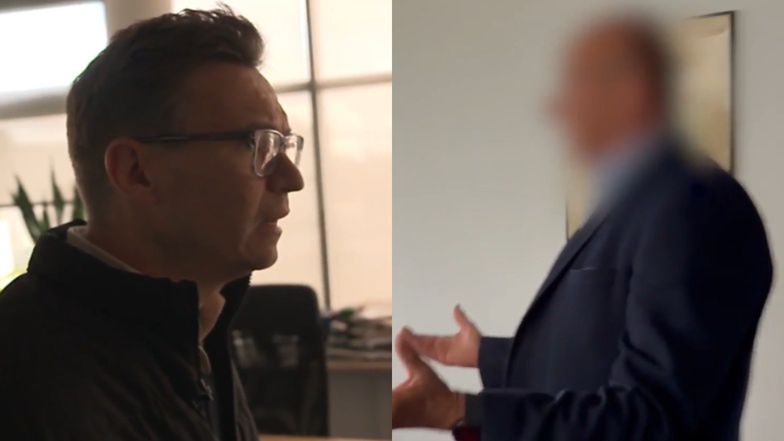 Reporter "Uwagi" TVN został uderzony na wizji