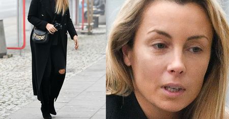 Karolina Ferenstein cała na czarno idzie na randkę z mężem (ZDJĘCIA)