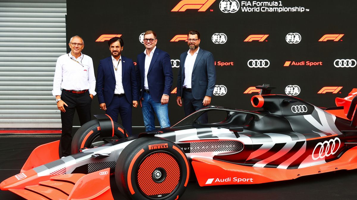 Zdjęcie okładkowe artykułu: Materiały prasowe / Audi / Na zdjęciu: szefowie F1 i FIA z kierownictwem Audi