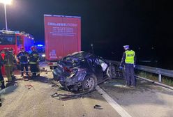 Wypadek na A1. Zderzenie trzech aut. Nie żyje 50-latek