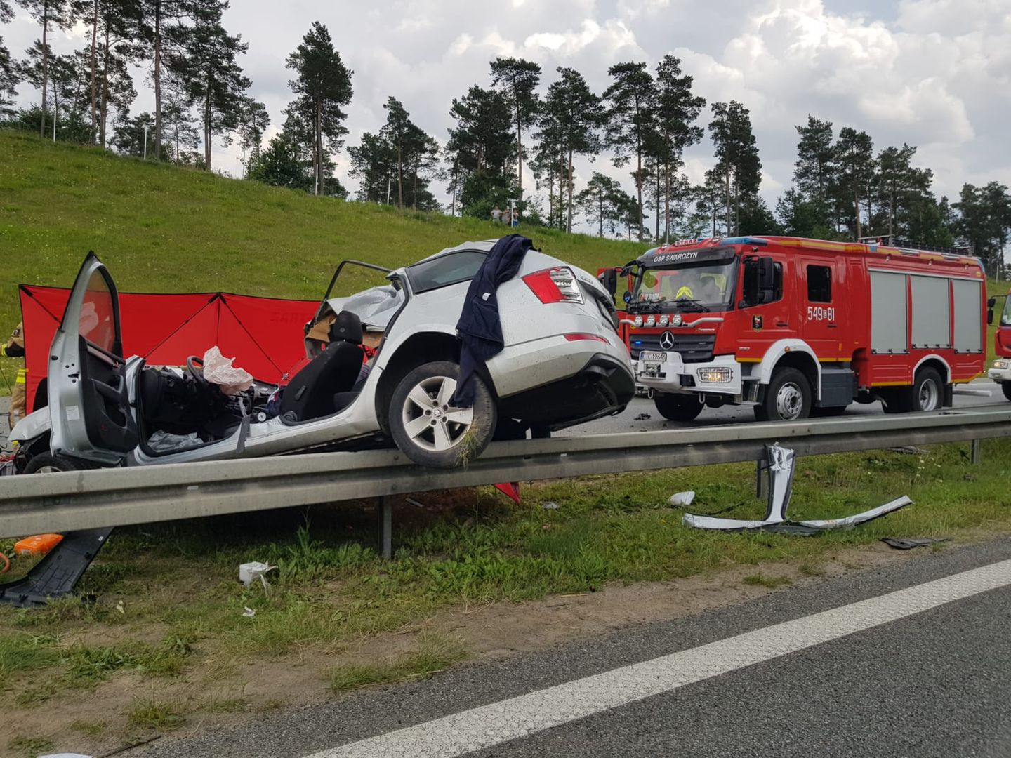 Tragiczny wypadek na Pomorzu. Autostrada A1 zablokowana