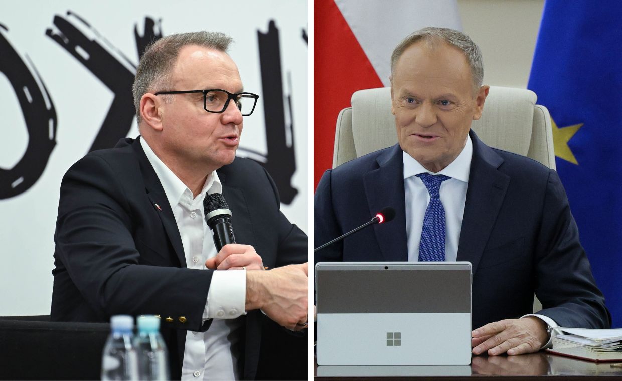 Duda ostro skrytykuje Tuska