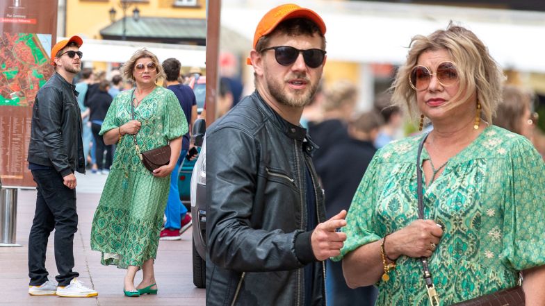 Antek Królikowski z matką snują się przed kościołem, w którym miał odbyć się chrzest Vincenta