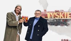 Wojciech Mann i Radzimir Dębski "Jimek" reklamują Tyskie