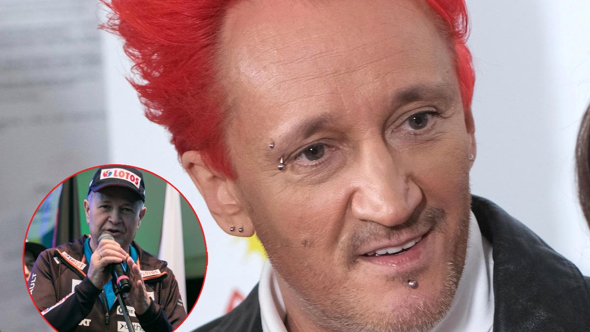 WP SportoweFakty / Na dużym zdjęciu Michał Wiśniewski (TEDI/Newspix), w kółeczku: Apoloniusz Tajner (WP SportoweFakty)