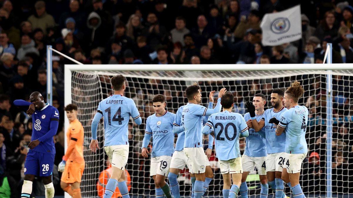 Getty Images / Naomi Baker / Na zdjęciu: piłkarze Manchesteru City