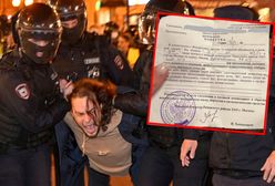 Rosjanie wyszli na ulice. Od razu wręczali im dokument