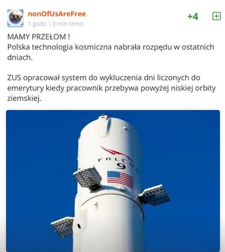 Memy o lądowaniu Sławosza Uznańskiego