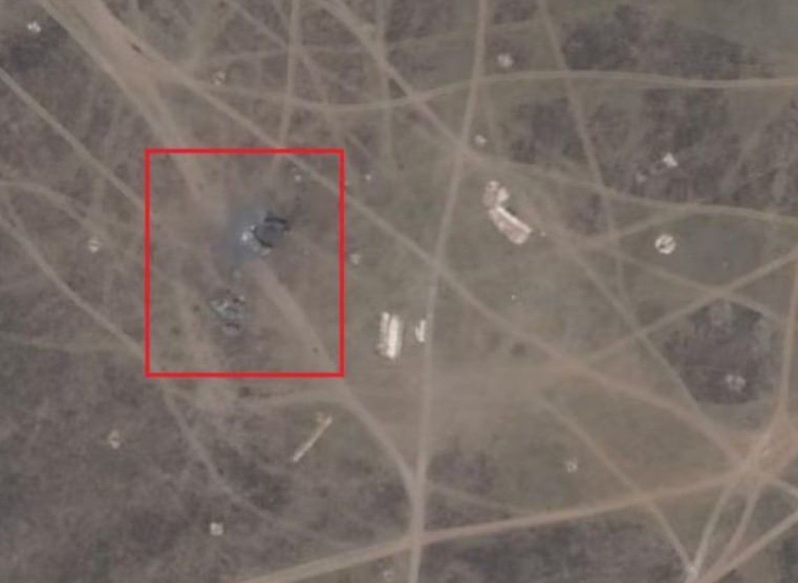 S-400 Triumf poszedł z dymem. Straty Rosji widać na zdjęciach satelitarnych