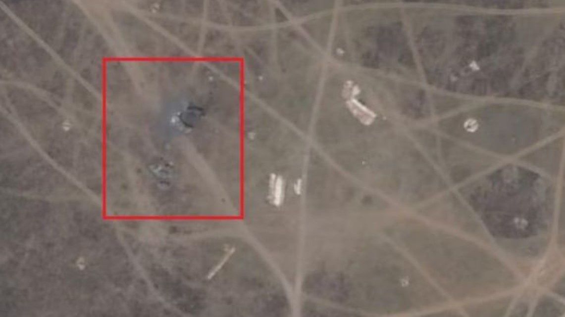 Pojawiło się zdjęcie skutków ataku na rosyjską bazę na Krymie 