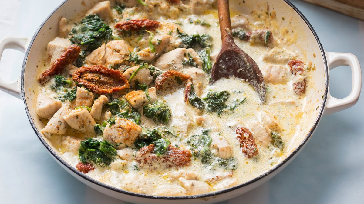 Kurczak ze szpinakiem