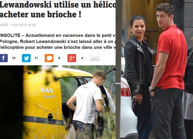 Francuskie media śmieją się z Lewandowskiego! "Poleciał HELIKOPTEREM PO BUŁKI"