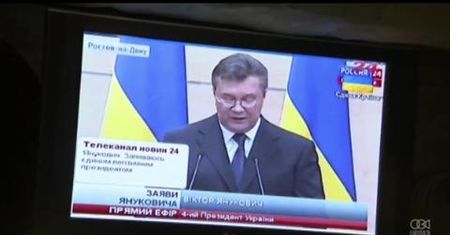 Przeciwnicy Rosji demonstrują przed parlamentem