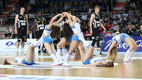 Cheerleaderki podczas meczu Polskiego Cukru Toruń z Treflem Sopot (galeria)