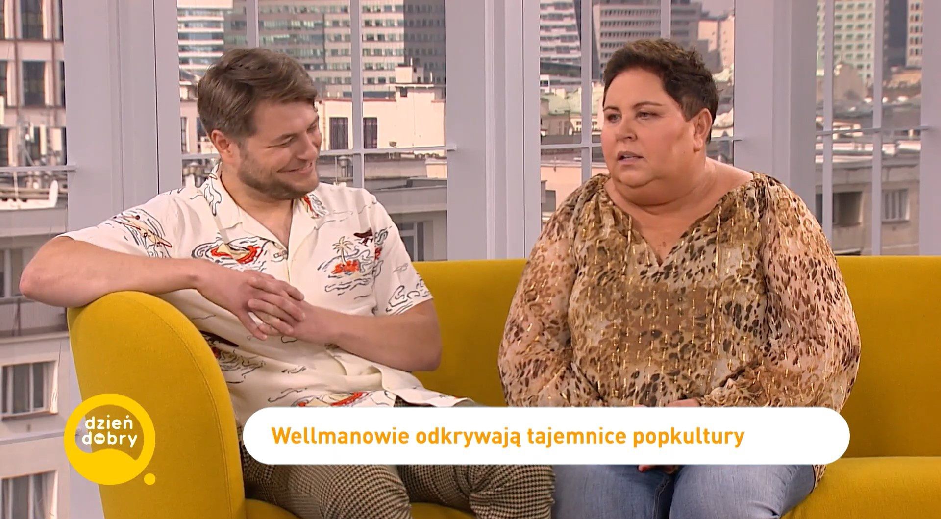 Dorota i Jakub Wellmanowie w programie "Dzień dobry TVN"