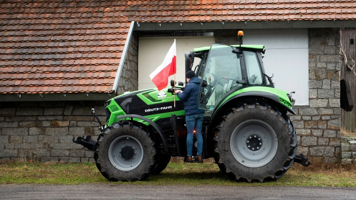 Protest rolników przeciwko rosnącym cenom nawozów. Luty 2022 r.