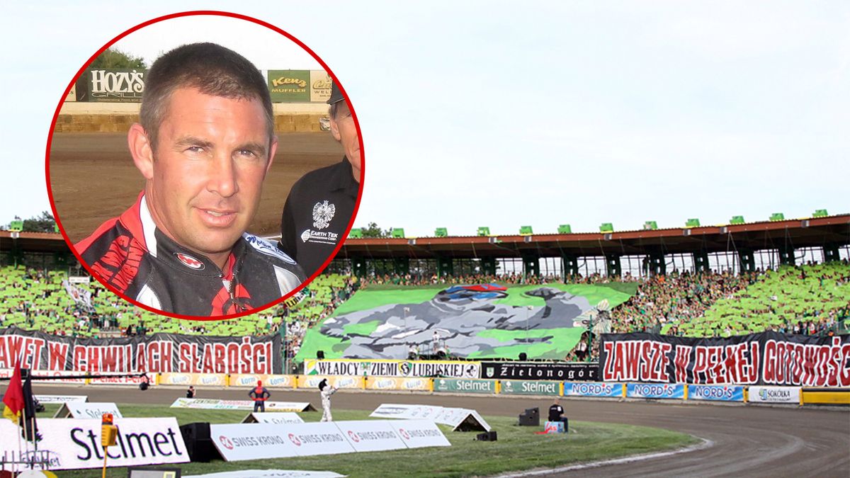 WP SportoweFakty / Na zdjęciu: Billy Janniro i trybuny w Zielonej Górze