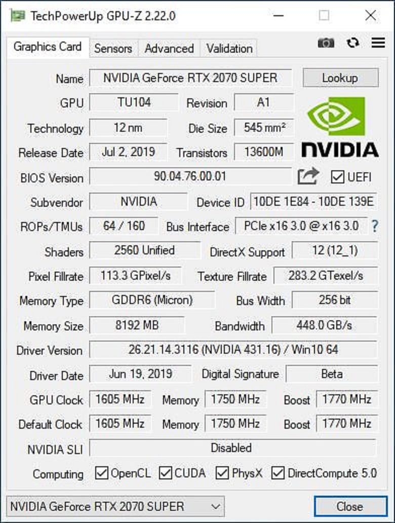 NVIDIA GeForce RTX 2080 Super – test karty graficznej. Z przewrotki do pustej bramki 4