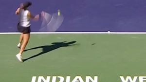 Popis Świątek w Indian Wells. Ta akcja obiegła internet