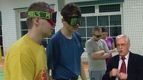 Pełnosprawni: tenis stołowy dźwiękowy dla niewidomych