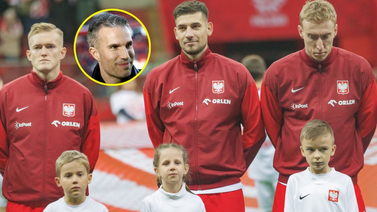 Getty Images / ANP/WP SportoweFakty/Kuba Duda  / Piłkarze reprezentacji Polski i Robin van Persie