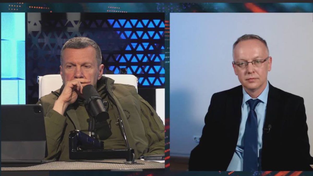 Sędzia Tomasz Szmydt (z pr.) w programie kremlowskiego propagandysty, Władimira Sołowjowa