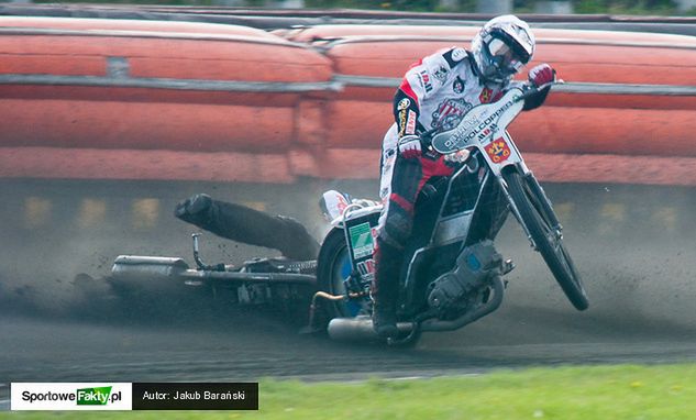 Michał Szczepaniak w Pile zanotował groźny wypadek, którego skutki odczuwał podczas piątkowego meczu w Ostrowie.