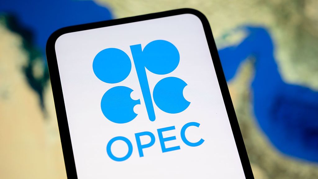 Photo Illustration - Maritime Traffic Paralyzed In The Strait Of Hormuz
The OPEC (Organization of the Petroleum Exporting Countries) logo appears on a smartphone screen against a background map of the Strait of Hormuz. In Creteil, France, on March 3, 2026, global maritime traffic through the Strait of Hormuz is paralyzed following the recent escalation of the conflict between the United States, Israel, and Iran, raising fears of a global oil supply crisis. (Photo by Samuel Boivin/NurPhoto via Getty Images)
NurPhoto
displayed, créteil, march 3, background map, oil supply, recent escalation, global oil, smartphone screen., united states, fears, samuel boivin, oil supply crisis, opec, smartphone, petroleum, photo, exporting countries, nurphoto, maritime traffic, global maritime traffic, screen, paralyzed, conflict escalation