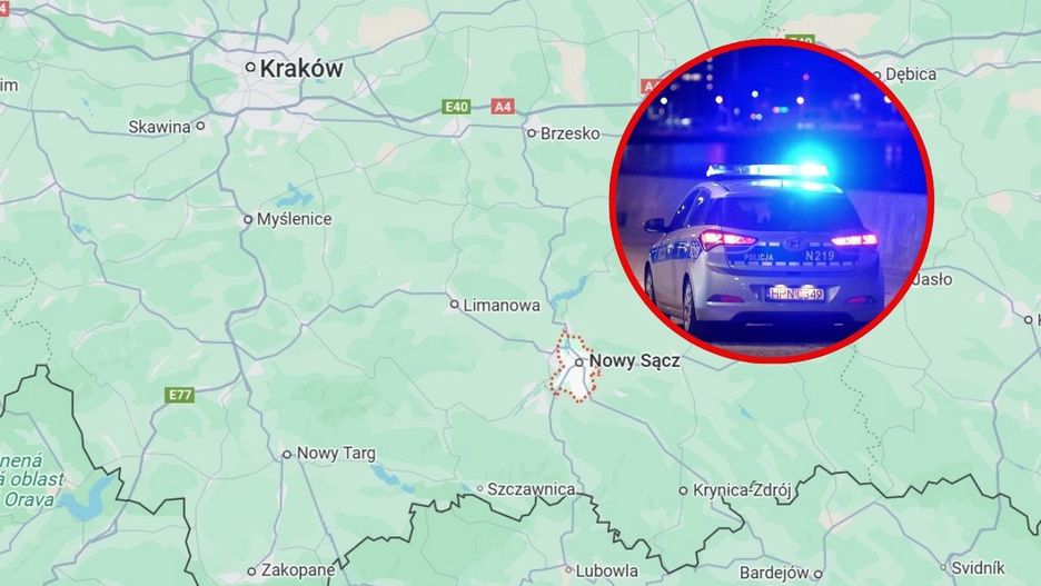 Strzały w Nowym Sączu. Jedna osoba nie żyje, druga jest ciężko ranna