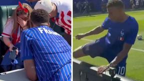 W TV nie pokazali tego, co Mbappe zrobił przed meczem. Kobieta płakała