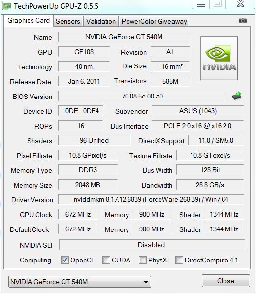 Asus K93SV - przenośny gigant [test cz. 2] 4