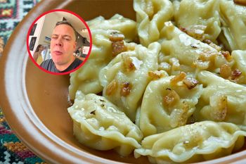 Szwed spróbował pierogi. "Przepraszam Polsko"