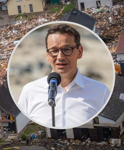 Premier Morawiecki chce pomóc Merkel i Belgom. Chodzi o powodzie