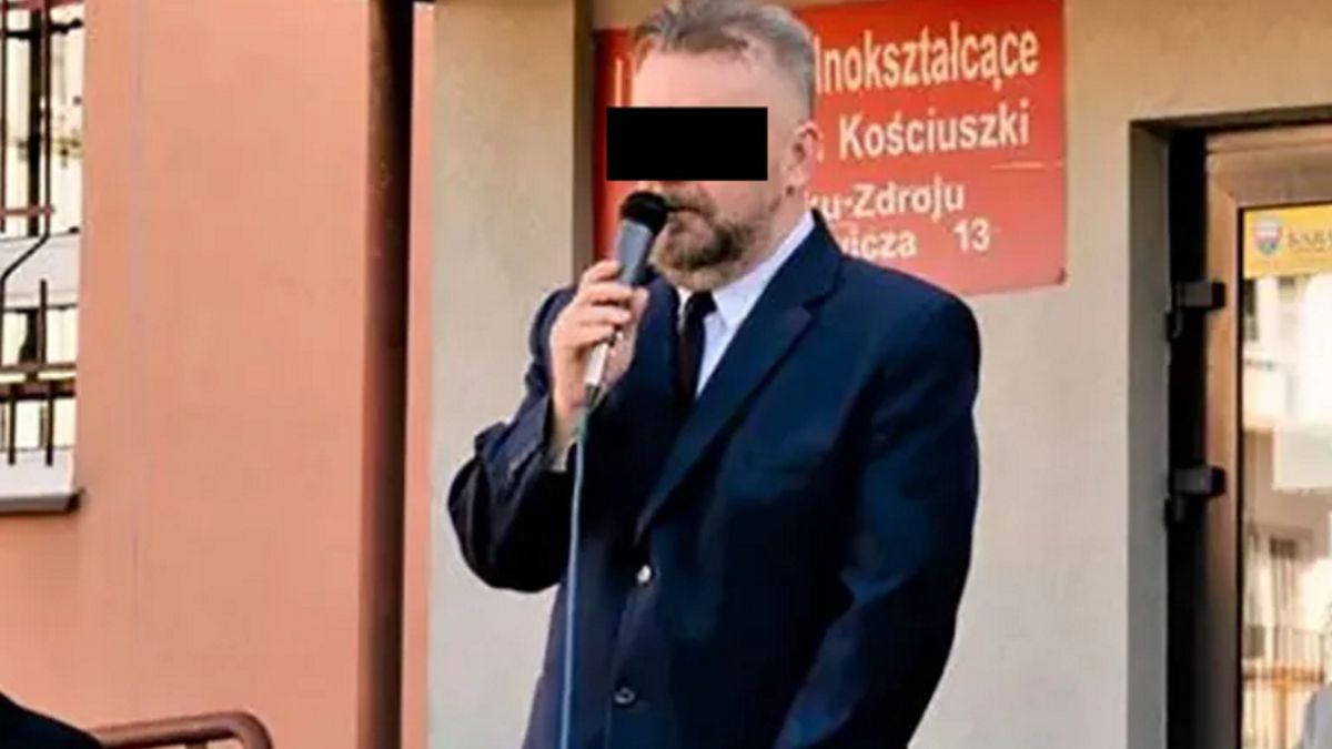 Były dyrektor I LO im. Tadeusza Kościuszki w Busku-Zdroju Tomasz G.