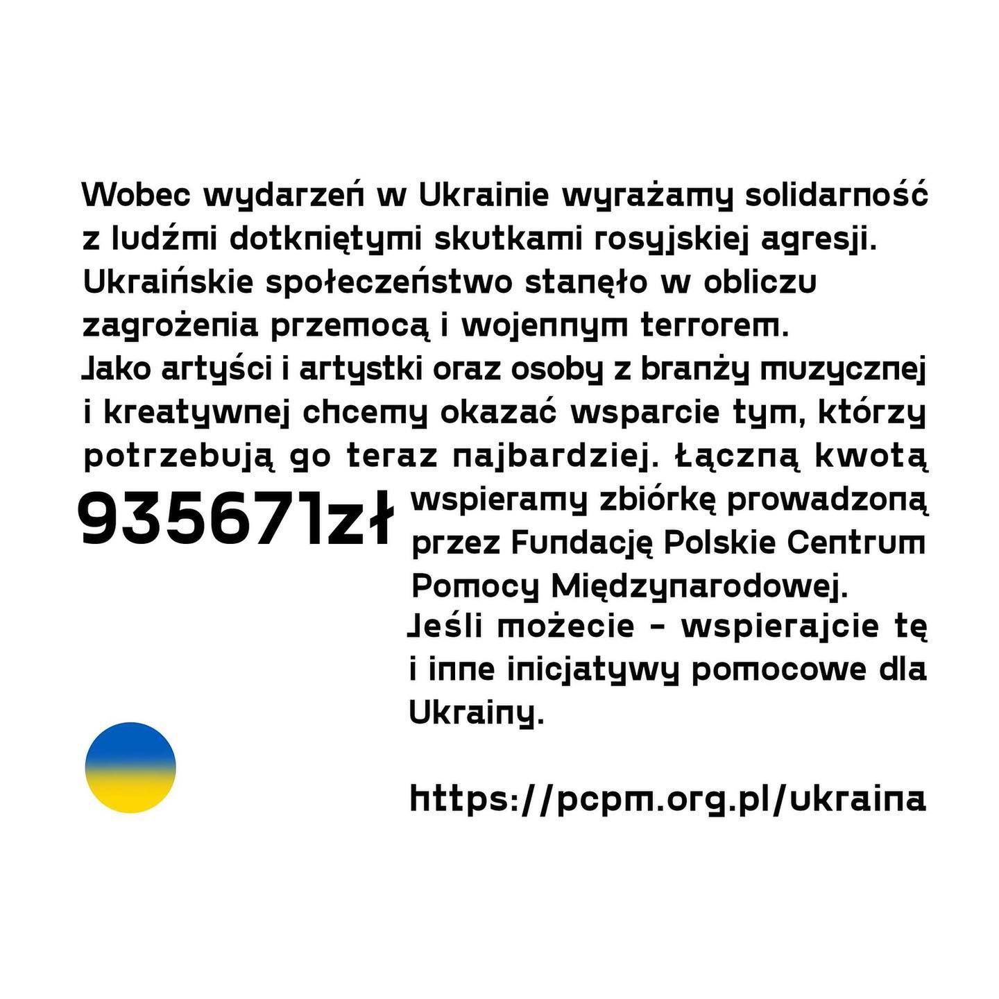 Margaret - Gwiazdy wspierają Ukrainę