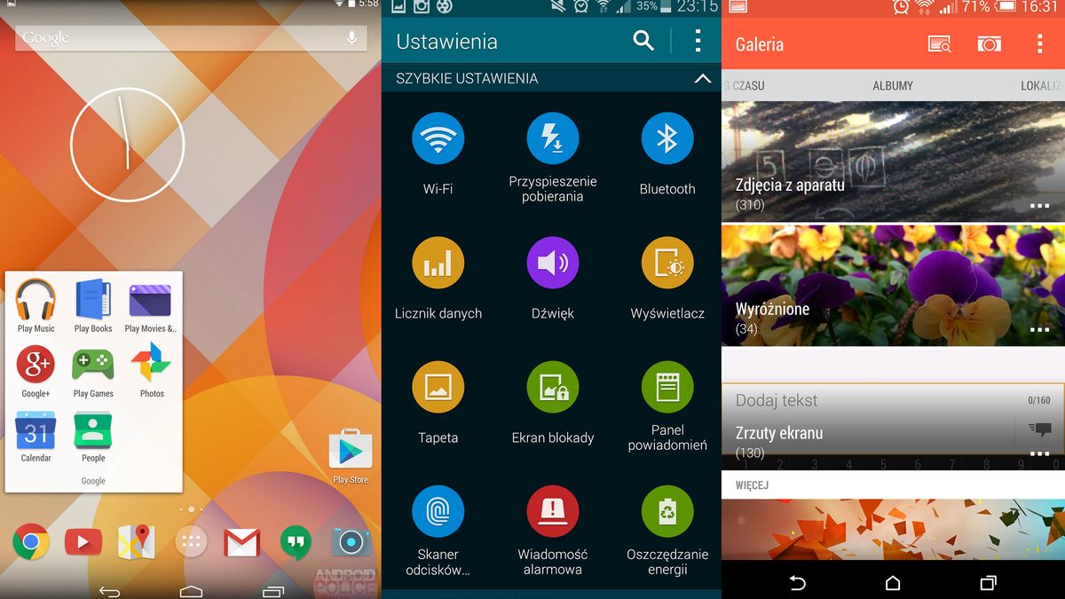Android idzie w płaskie 1